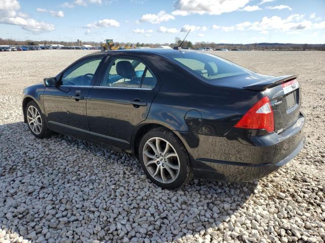 3FAHP0JG8BR260682 - 2011 FORD FUSION SEL BLACK photo 2