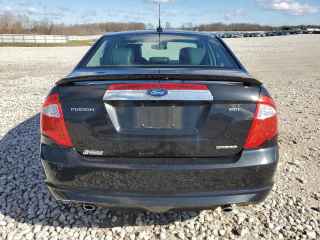 3FAHP0JG8BR260682 - 2011 FORD FUSION SEL BLACK photo 6