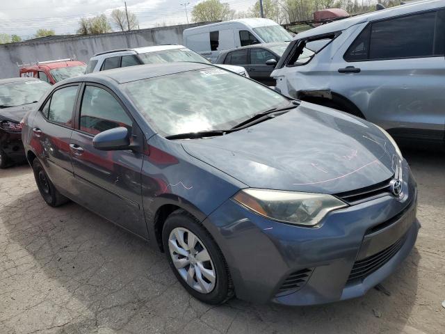 5YFBURHE1FP293861 - 2015 TOYOTA COROLLA L GRAY photo 4