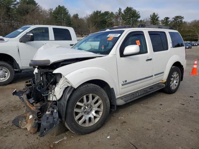 5N1BR18B68C619525 - 2008 NISSAN PATHFINDER LE WHITE photo 1
