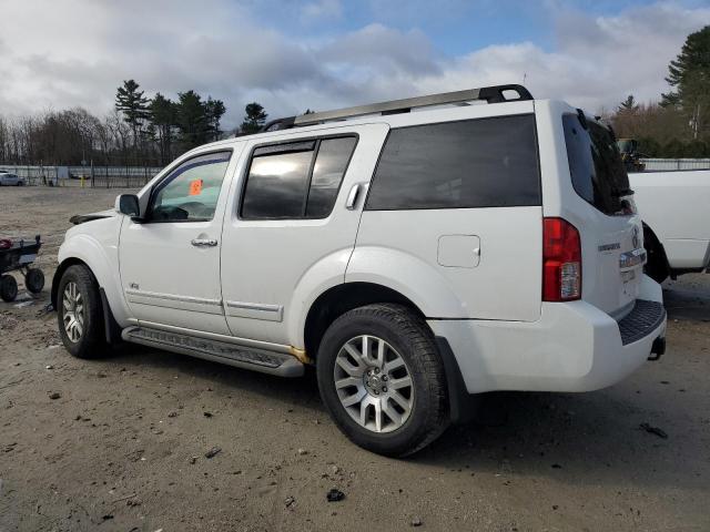 5N1BR18B68C619525 - 2008 NISSAN PATHFINDER LE WHITE photo 2
