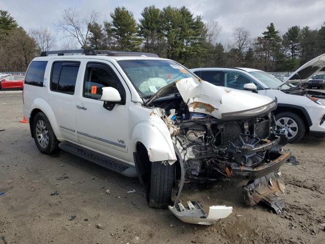 5N1BR18B68C619525 - 2008 NISSAN PATHFINDER LE WHITE photo 4