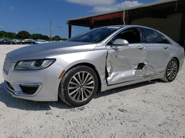 3LN6L5A91JR608554 - 2018 LINCOLN MKZ PREMIERE SILVER photo 1