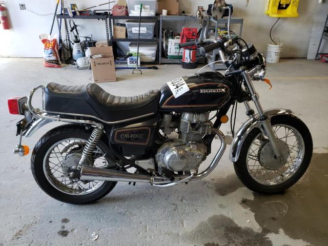 JH2NC0111BM113205 - 1981 HONDA CM400 E BLACK photo 1