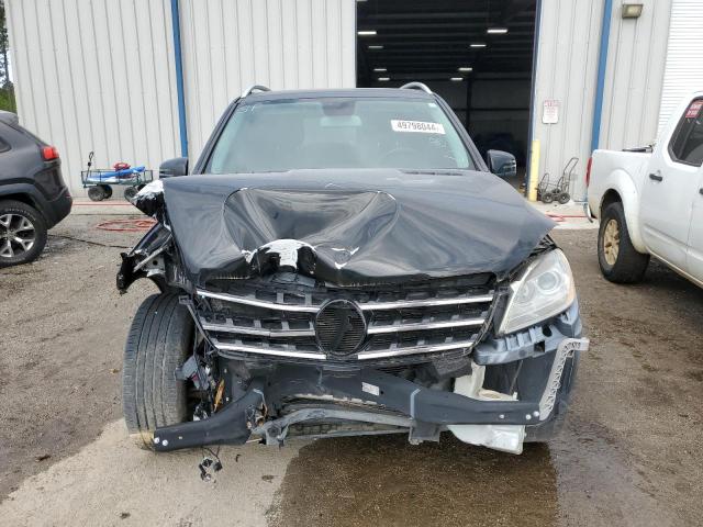 4JGDA5HBXCA009123 - 2012 MERCEDES-BENZ ML 350 4MATIC BLACK photo 5