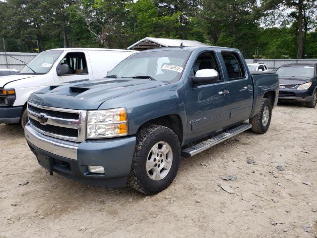 2GCEC13J071503582 - 2007 CHEVROLET SILVERADO C1500 CREW CAB TEAL photo 1