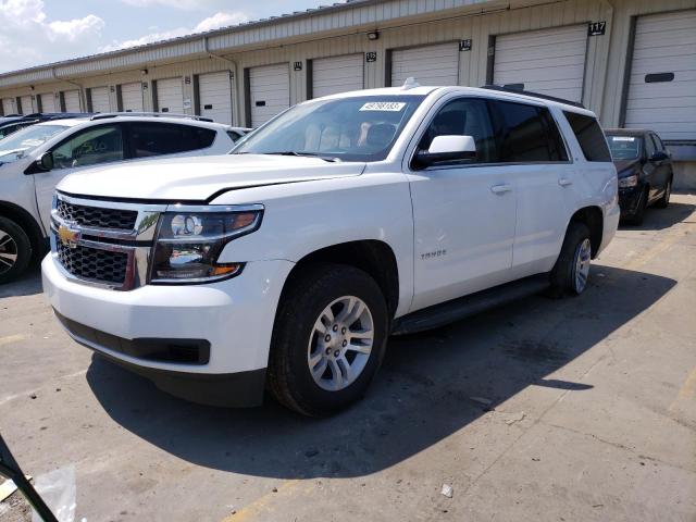 1GNSKBKC0KR341409 - 2019 CHEVROLET TAHOE K1500 LT WHITE photo 1