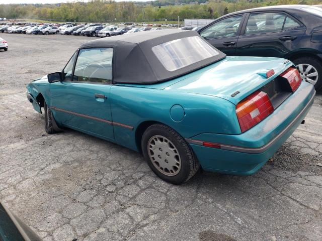 6MPCT01ZXP8648340 - 1993 MERCURY CAPRI TURQUOISE photo 2