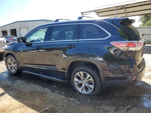 5TDKKRFH7FS066295 - 2015 TOYOTA HIGHLANDER XLE BLACK photo 2