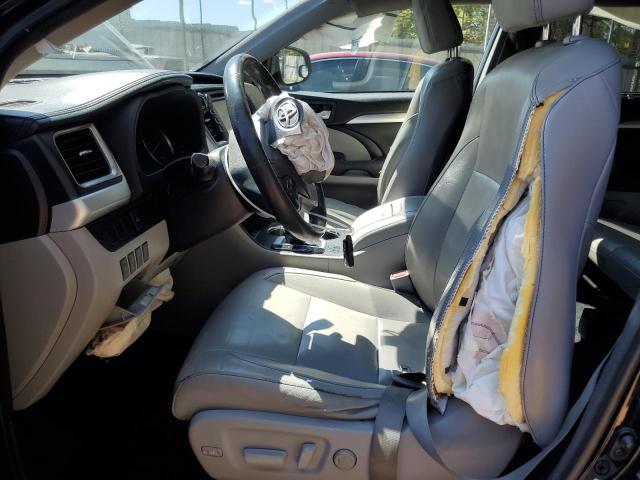 5TDKKRFH7FS066295 - 2015 TOYOTA HIGHLANDER XLE BLACK photo 7