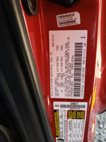 5TFRX5GN0KX160584 - 2019 TOYOTA TACOMA ACCESS CAB წითელი ფოტო 12