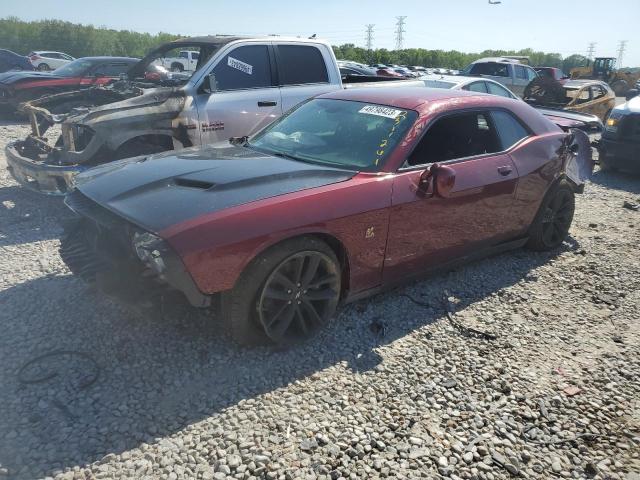 2C3CDZFJ3KH637098 - 2019 DODGE CHALLENGER R/T SCAT PACK BURGUNDY photo 1