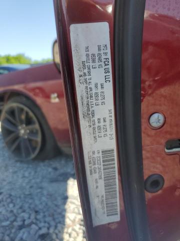 2C3CDZFJ3KH637098 - 2019 DODGE CHALLENGER R/T SCAT PACK BURGUNDY photo 12