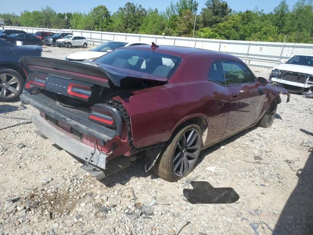 2C3CDZFJ3KH637098 - 2019 DODGE CHALLENGER R/T SCAT PACK BURGUNDY photo 3