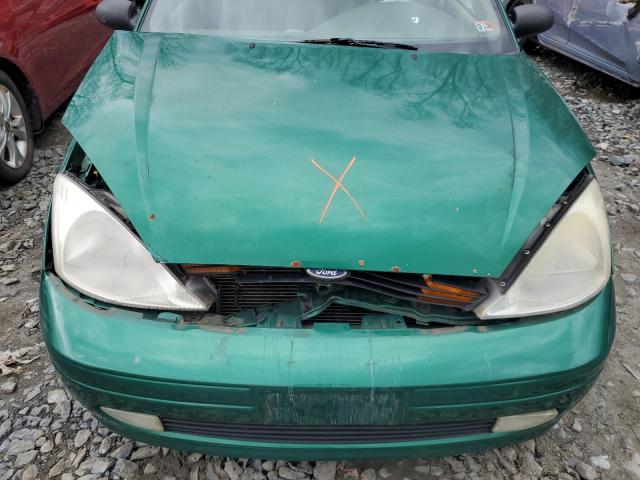 3FAHP37332R155618 - 2002 FORD FOCUS ZX5 GREEN photo 11