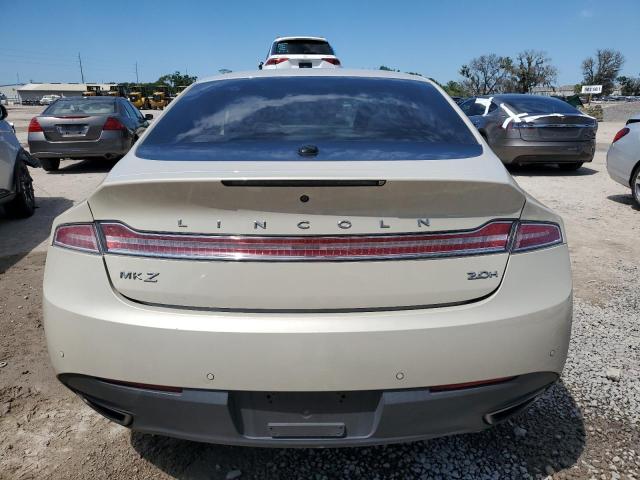 3LN6L2LU4GR631996 - 2016 LINCOLN MKZ HYBRID BEIGE photo 6