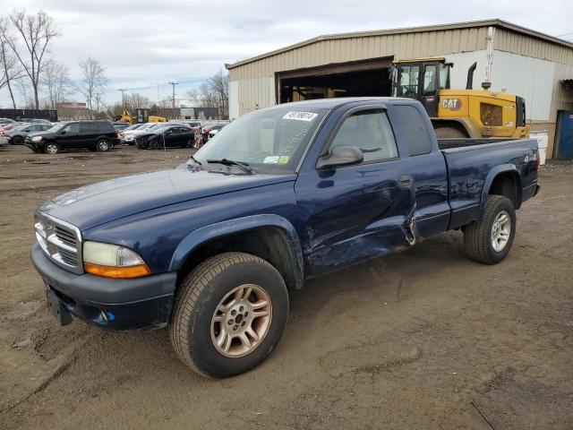 1D7HG32K14S508055 - 2004 DODGE DAKOTA SPORT BLUE photo 1