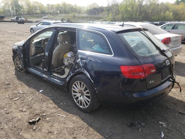 WAUKH74F28N080633 - 2008 AUDI A6 AVANT QUATTRO BLUE photo 2