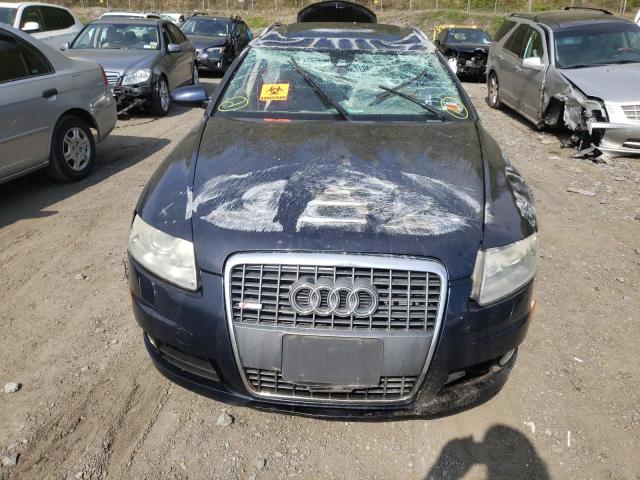 WAUKH74F28N080633 - 2008 AUDI A6 AVANT QUATTRO BLUE photo 5