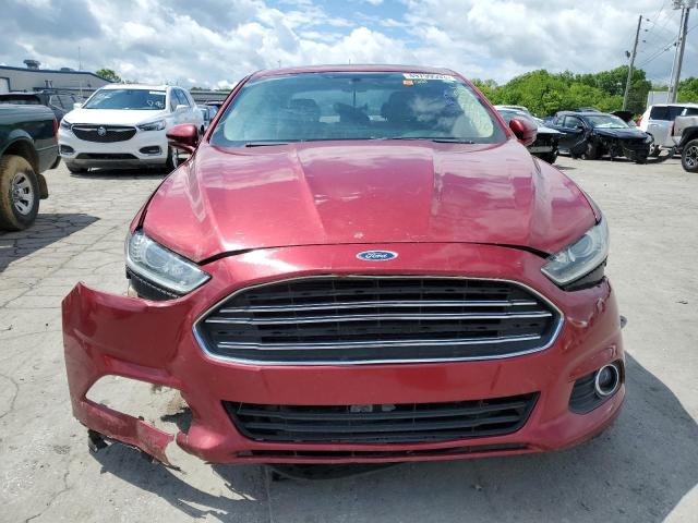 3FA6P0LU7GR323031 - 2016 FORD FUSION SE HYBRID RED photo 5