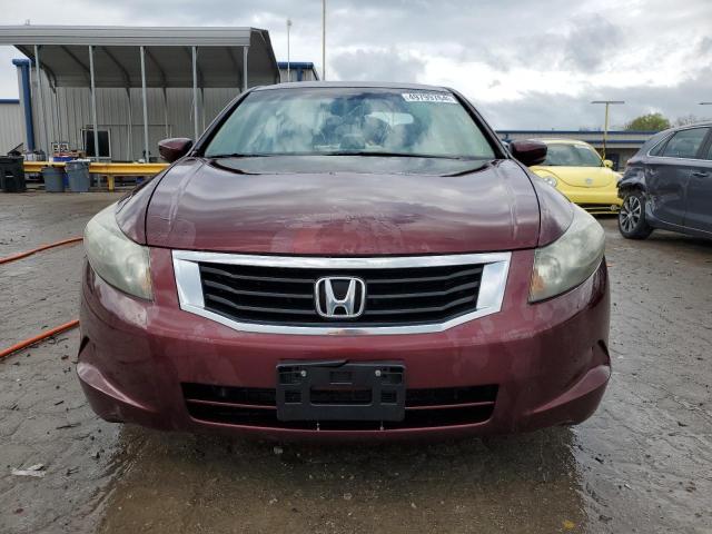 1HGCP2F33AA144144 - 2010 HONDA ACCORD LX BURGUNDY photo 5