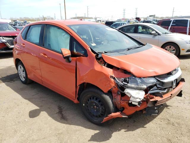 3HGGK5H47KM717381 - 2019 HONDA FIT LX ORANGE photo 4