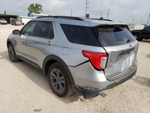 1FMSK7DH7PGB40264 - 2023 FORD EXPLORER XLT SILVER photo 2