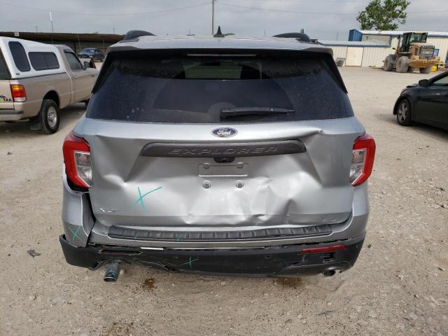 1FMSK7DH7PGB40264 - 2023 FORD EXPLORER XLT SILVER photo 6