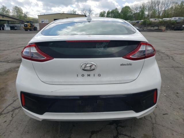 KMHC05LH5KU049844 - 2019 HYUNDAI IONIQ LIMITED WHITE photo 6