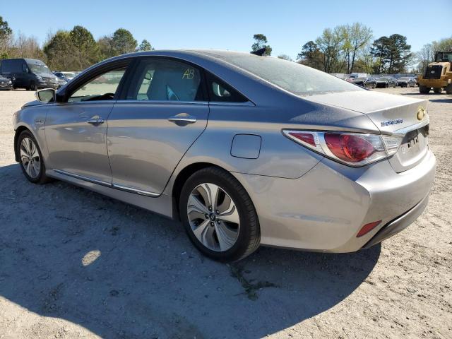 KMHEC4A4XDA066587 - 2013 HYUNDAI SONATA HYBRID SILVER photo 2