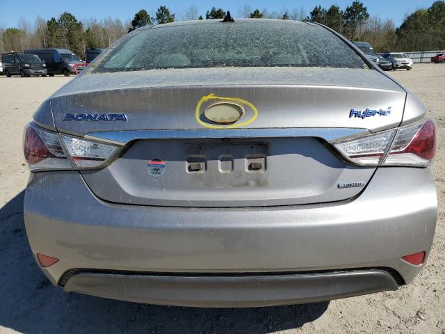 KMHEC4A4XDA066587 - 2013 HYUNDAI SONATA HYBRID SILVER photo 6