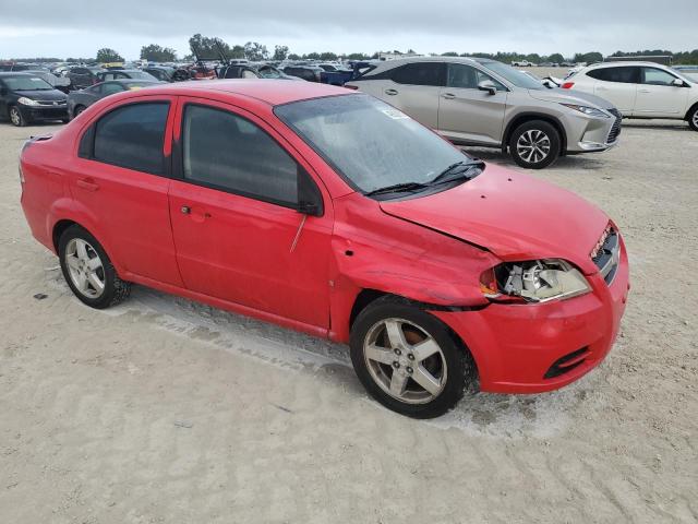 KL1TD56698B205723 - 2008 CHEVROLET AVEO BASE RED photo 4