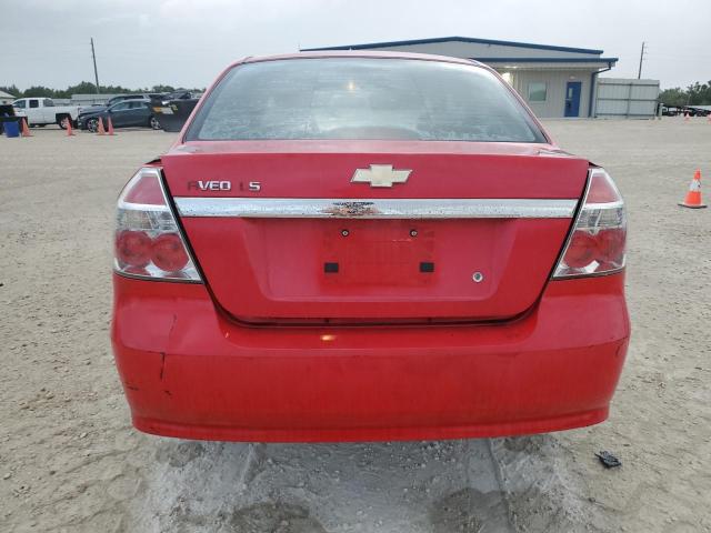 KL1TD56698B205723 - 2008 CHEVROLET AVEO BASE RED photo 6