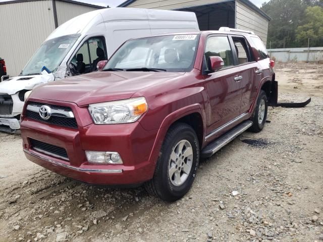 JTEBU5JR9D5121508 - 2013 TOYOTA 4RUNNER SR5 RED photo 1