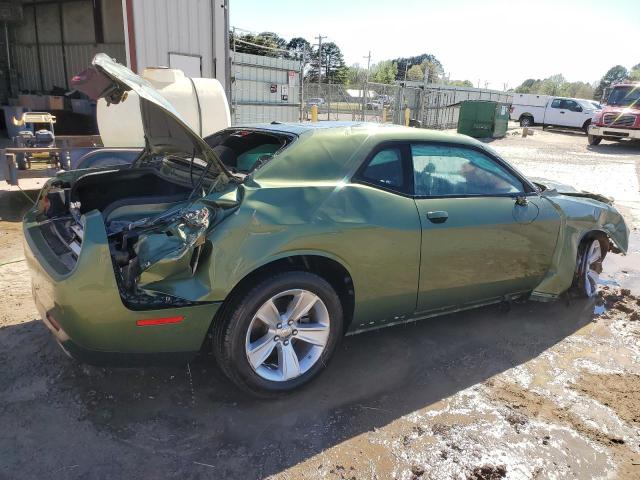 2C3CDZAG8PH540143 - 2023 DODGE CHALLENGER SXT GREEN photo 3