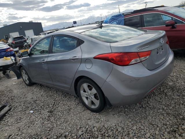 KMHDH4AEXDU940408 - 2013 HYUNDAI ELANTRA GLS GRAY photo 2