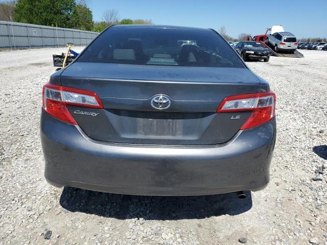 4T4BF1FK7DR276262 - 2013 TOYOTA CAMRY L GRAY photo 6