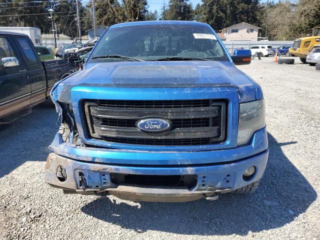 1FTFW1ETXDFD35769 - 2013 FORD F150 SUPERCREW BLUE photo 5