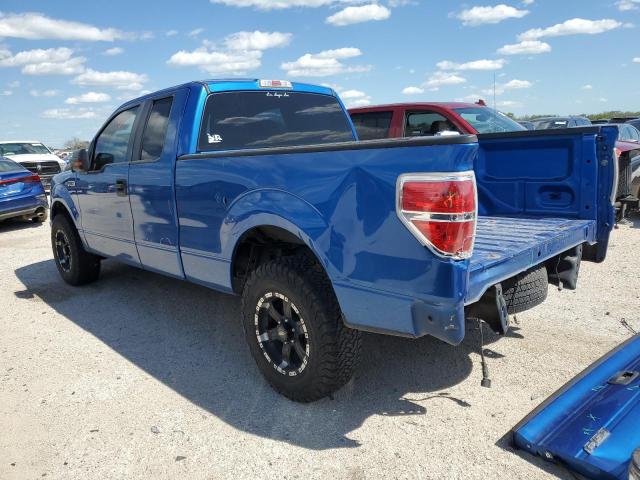 1FTFX1CF7DFA66964 - 2013 FORD F150 SUPER CAB BLUE photo 2