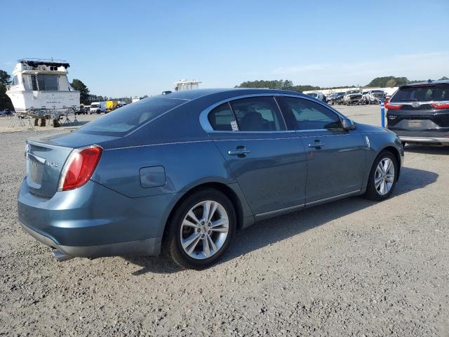 1LNHL9DR3AG616237 - 2010 LINCOLN MKS BLUE photo 3