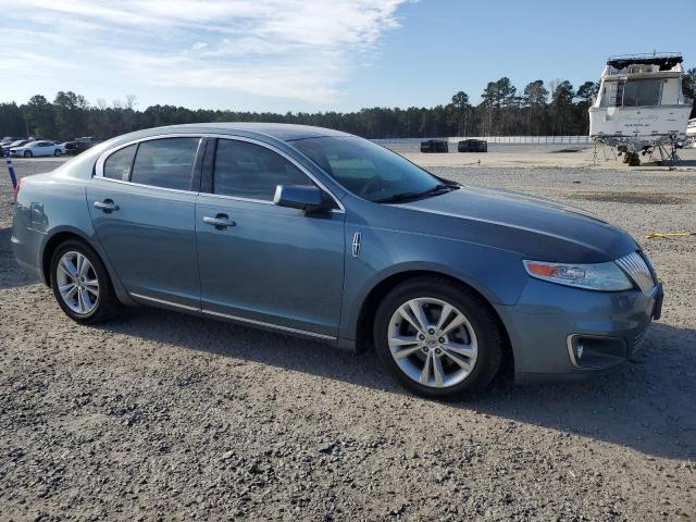 1LNHL9DR3AG616237 - 2010 LINCOLN MKS BLUE photo 4