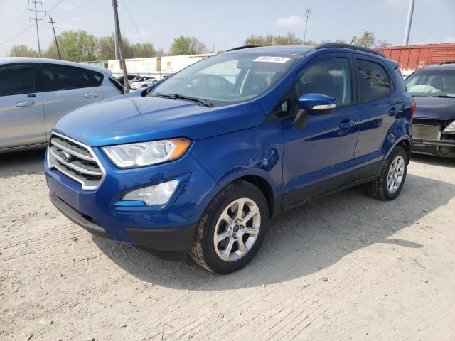 MAJ3P1TE1JC164319 - 2018 FORD ECOSPORT SE BLUE photo 1