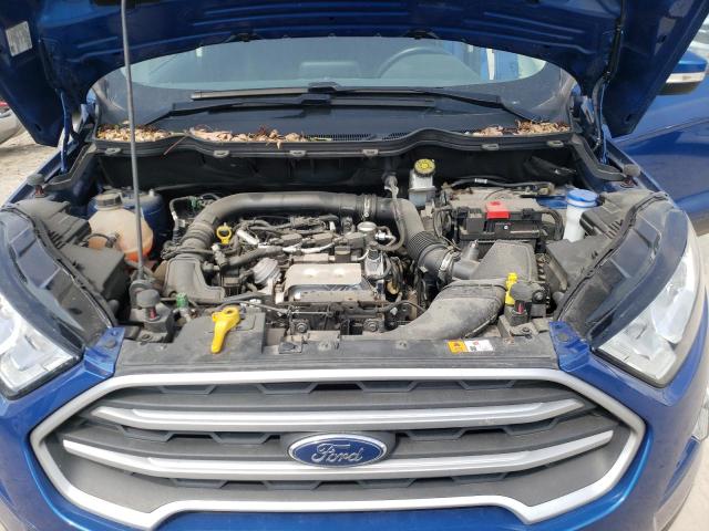 MAJ3P1TE1JC164319 - 2018 FORD ECOSPORT SE BLUE photo 11