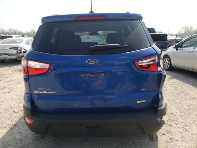 MAJ3P1TE1JC164319 - 2018 FORD ECOSPORT SE BLUE photo 6