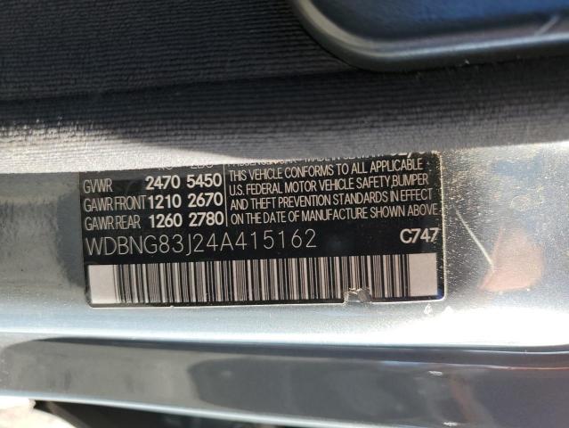 WDBNG83J24A415162 - 2004 MERCEDES-BENZ S 430 4MATIC BLUE photo 12