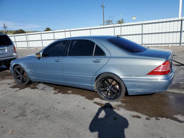 WDBNG83J24A415162 - 2004 MERCEDES-BENZ S 430 4MATIC BLUE photo 2