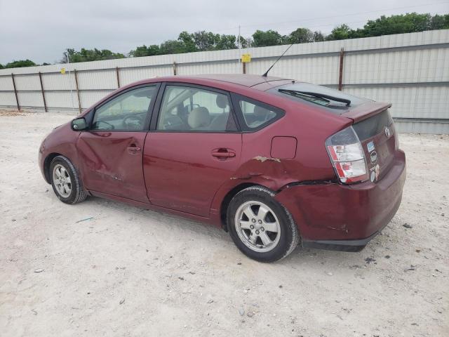 JTDKB20U657006286 - 2005 TOYOTA PRIUS RED photo 2