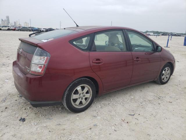 JTDKB20U657006286 - 2005 TOYOTA PRIUS RED photo 3