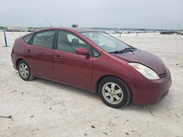 JTDKB20U657006286 - 2005 TOYOTA PRIUS RED photo 4