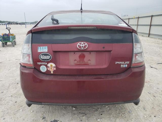 JTDKB20U657006286 - 2005 TOYOTA PRIUS RED photo 6